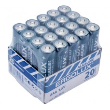 Батарейка Ergolux мизинч LR03 Alkaline BP20 (ПРОМО, LR03 BP20, 1.5В) цена за 20шт